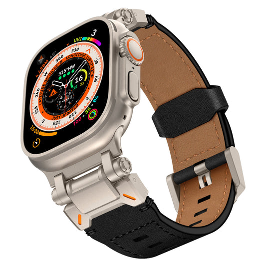 VXR™ LeatherLux Edge Apple Watch Band