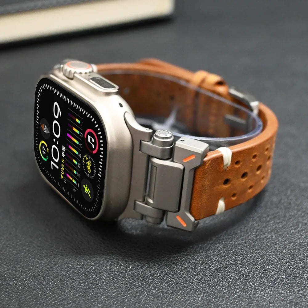VXR™ LeatherLux Edge Apple Watch Band Loop