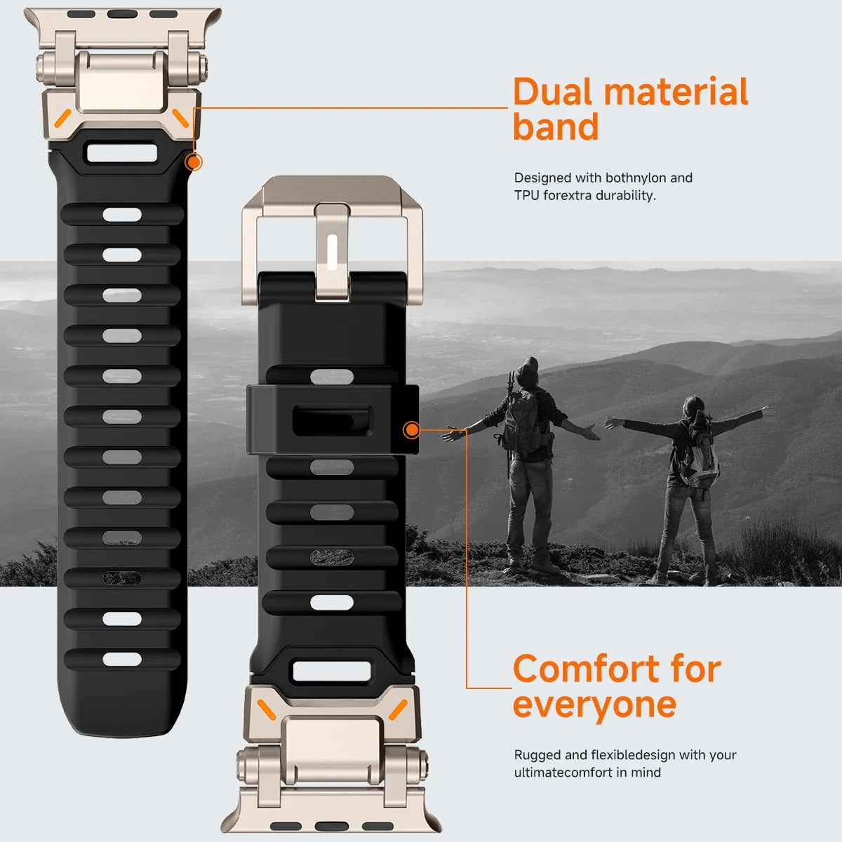 BrightLux Edge Apple Watch Band