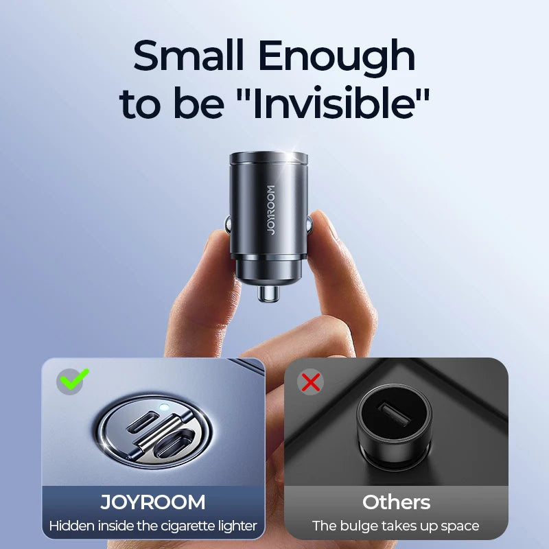 Invisible Car Charger PD QC