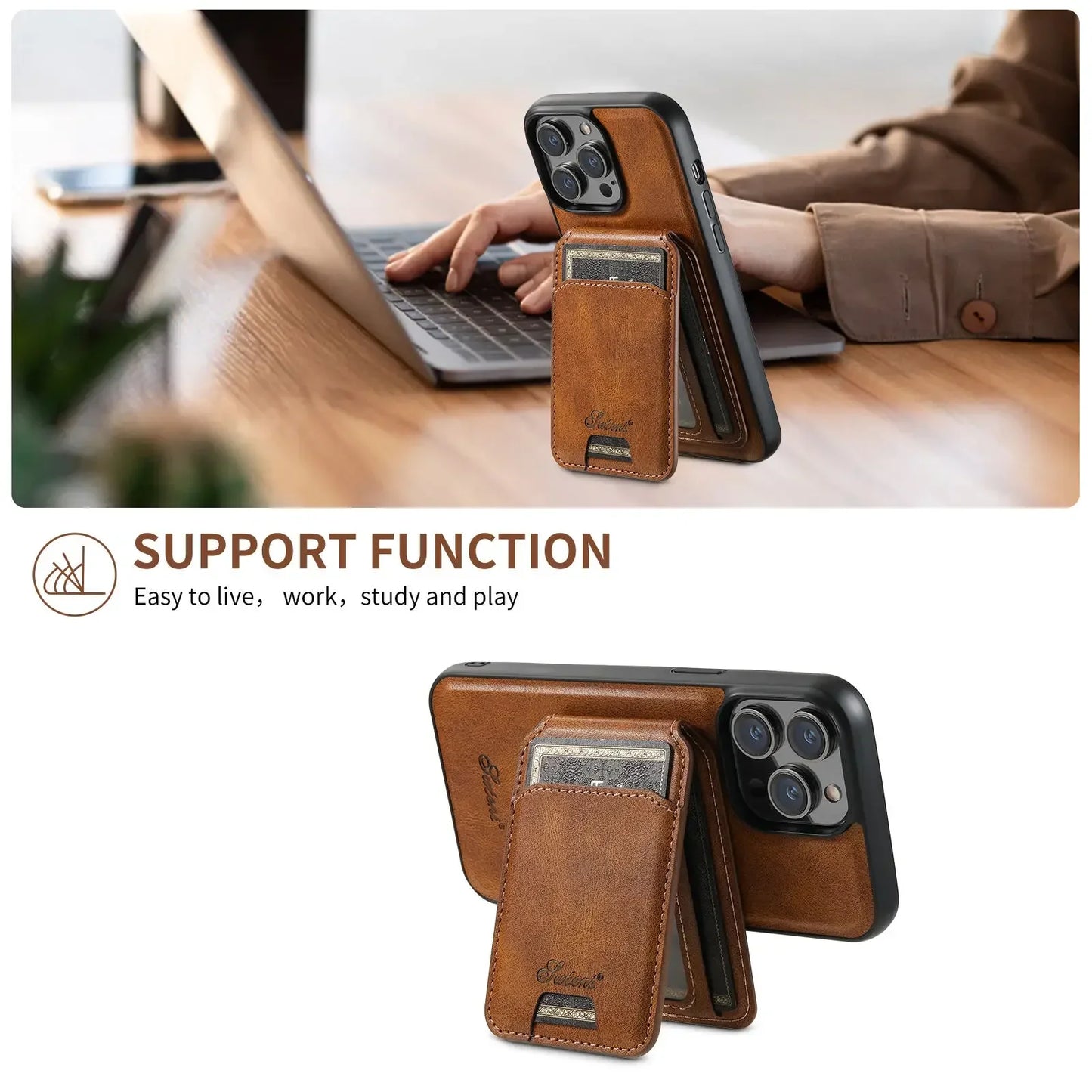 VXR™ Elevate Leather - iPhone Case & Wallet F