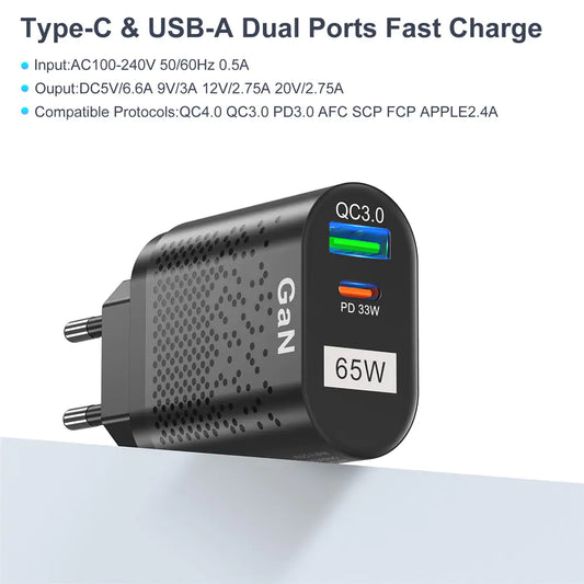 65W QC3 Charger