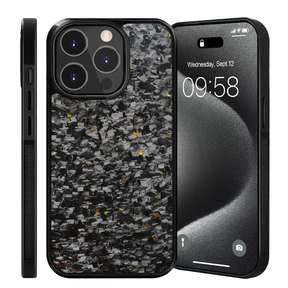 Forged Carbon Colored Flakes - iPhone Case