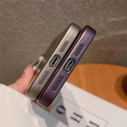 Titanium Plated Frameless Magsafe Case for iPhone Series